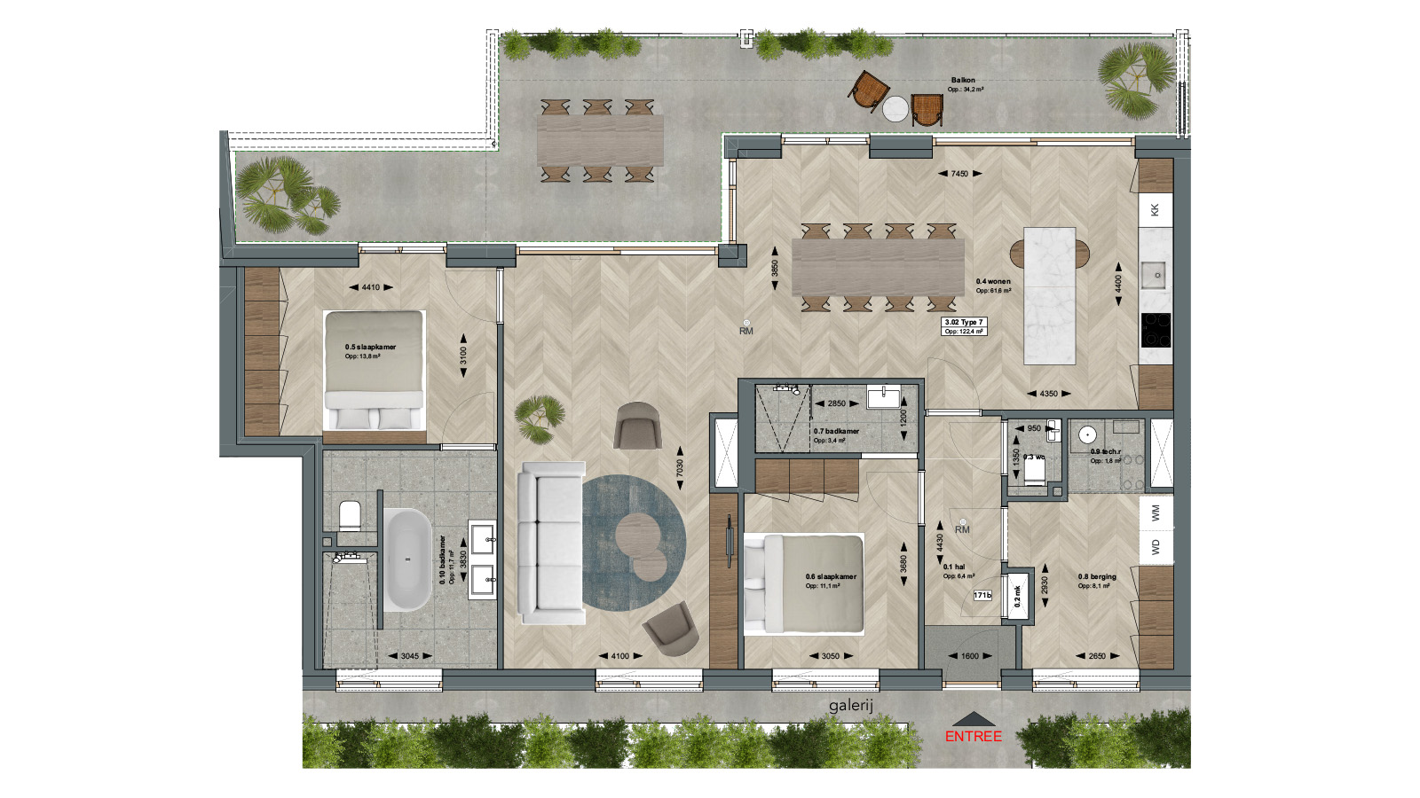 De LenT - plattegrond-type-c